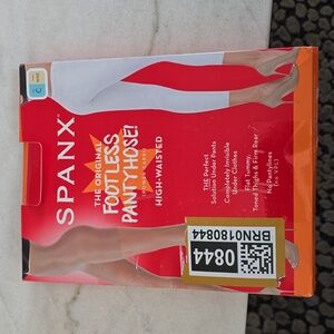 New, Spanx Footless Panty Hose, C Nude
